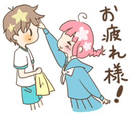 For a student couple! girl's ver. sticker #10787755