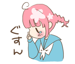 For a student couple! girl's ver. sticker #10787762