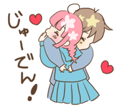 For a student couple! girl's ver. sticker #10787765