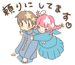 For a student couple! girl's ver. sticker #10787771