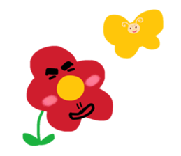 Dandy flower sticker #10788380