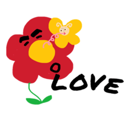 Dandy flower sticker #10788381