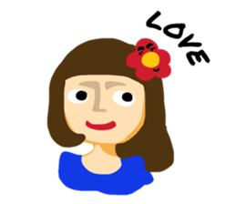 Dandy flower sticker #10788383