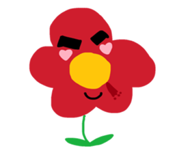 Dandy flower sticker #10788384