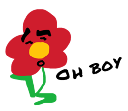 Dandy flower sticker #10788388