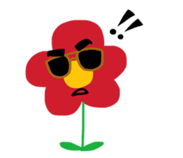 Dandy flower sticker #10788402