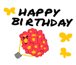 Dandy flower sticker #10788407