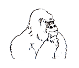 Gonger_GORILLA sticker #10788501