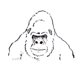 Gonger_GORILLA sticker #10788503