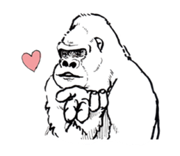 Gonger_GORILLA sticker #10788505