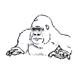 Gonger_GORILLA sticker #10788506