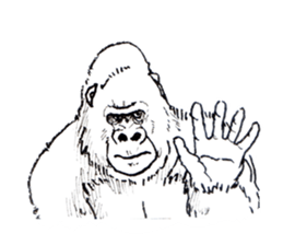 Gonger_GORILLA sticker #10788512