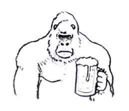 Gonger_GORILLA sticker #10788517