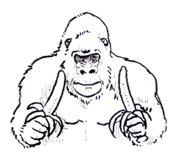 Gonger_GORILLA sticker #10788518