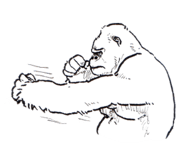 Gonger_GORILLA sticker #10788519