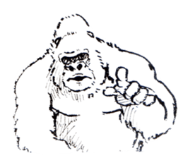 Gonger_GORILLA sticker #10788520