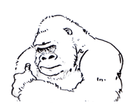 Gonger_GORILLA sticker #10788521