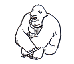 Gonger_GORILLA sticker #10788524