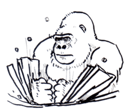 Gonger_GORILLA sticker #10788525