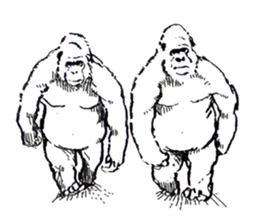 Gonger_GORILLA sticker #10788530