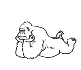 Gonger_GORILLA sticker #10788535