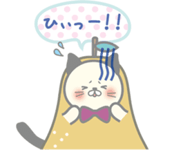 Pear alpaca and pear cat sticker #10788589