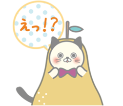 Pear alpaca and pear cat sticker #10788594