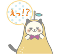 Pear alpaca and pear cat sticker #10788594