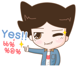 Huggy funny man sticker #10788785