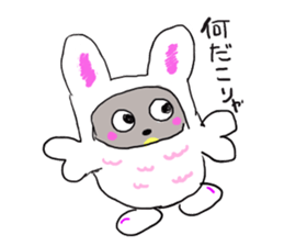 Blue button parakeets Sticker 3 sticker #10789293