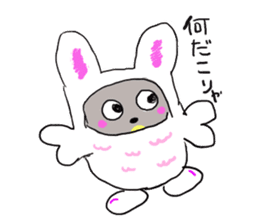 Blue button parakeets Sticker 3 sticker #10789293