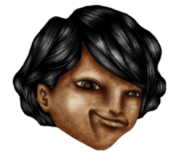 face 1 sticker #10789316