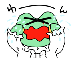 Nosebleed frog "RURU" sticker #10789593