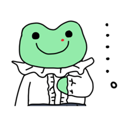 Nosebleed frog "RURU" sticker #10789605