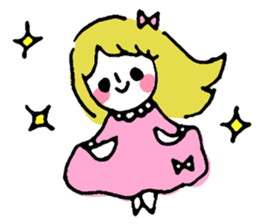 Fluffy princess sticker #10790235
