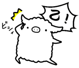 Fluffy Pig Stickers sticker #10791830