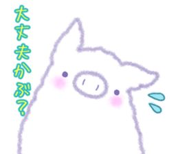 Fluffy Pig Stickers sticker #10791832