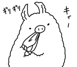 Fluffy Pig Stickers sticker #10791834