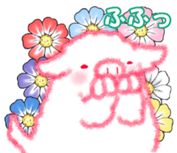 Fluffy Pig Stickers sticker #10791844