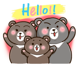 The Moon Bear Family sticker #10792240