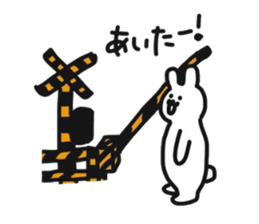 Rabbit live in Machida sticker #10792407