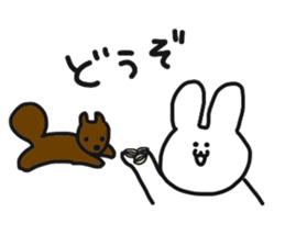 Rabbit live in Machida sticker #10792410