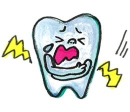 the tooth is hot2 sticker #10792458