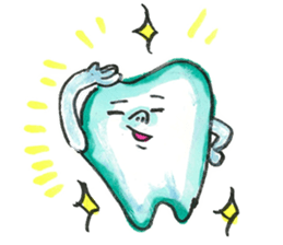 the tooth is hot2 sticker #10792461