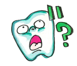 the tooth is hot2 sticker #10792463