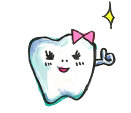 the tooth is hot2 sticker #10792466