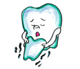 the tooth is hot2 sticker #10792469