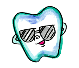 the tooth is hot2 sticker #10792471