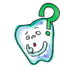 the tooth is hot2 sticker #10792473