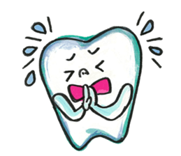 the tooth is hot2 sticker #10792480